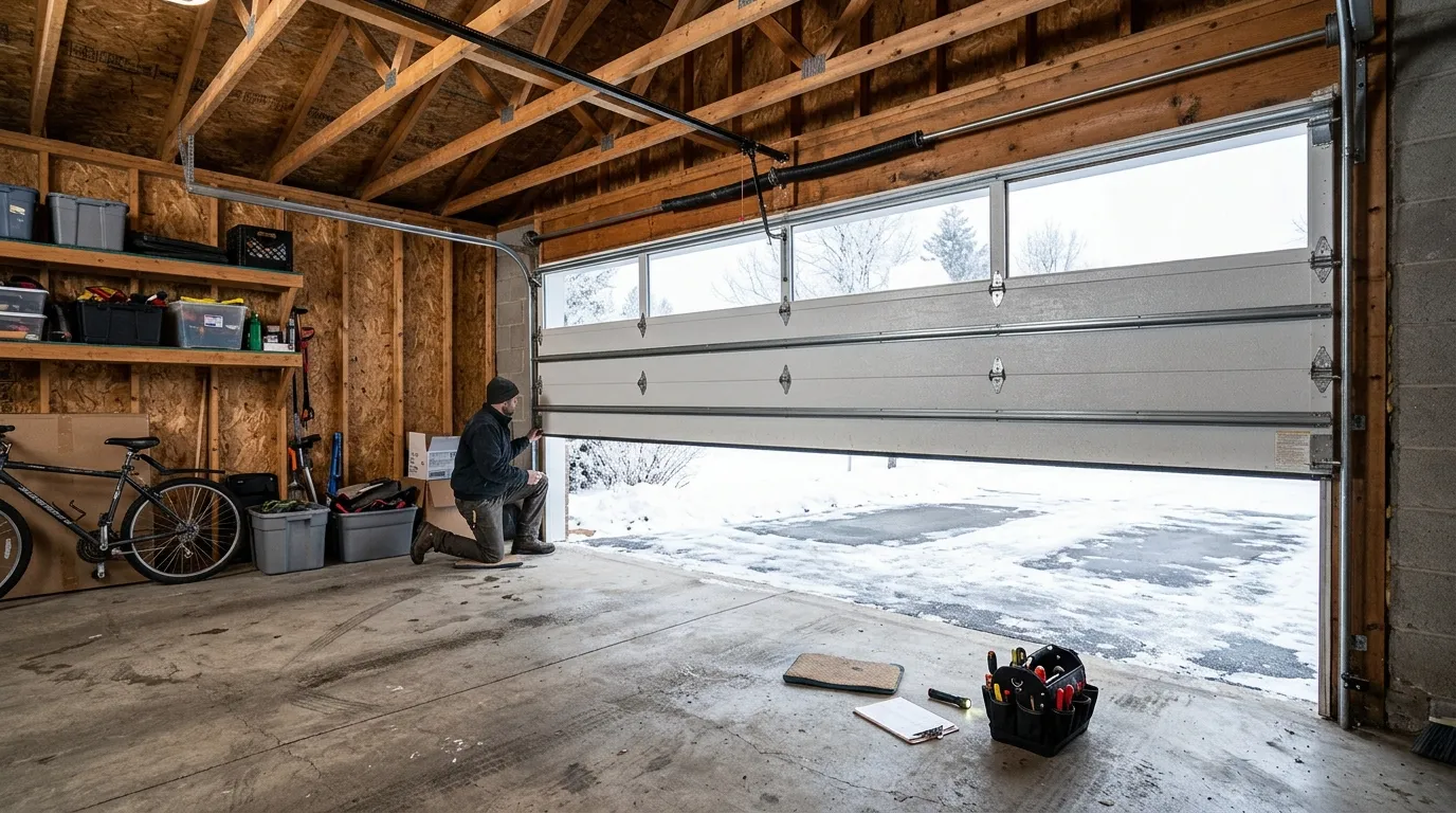 Garage door detail illustrating why danville garage doors fail the way they do
