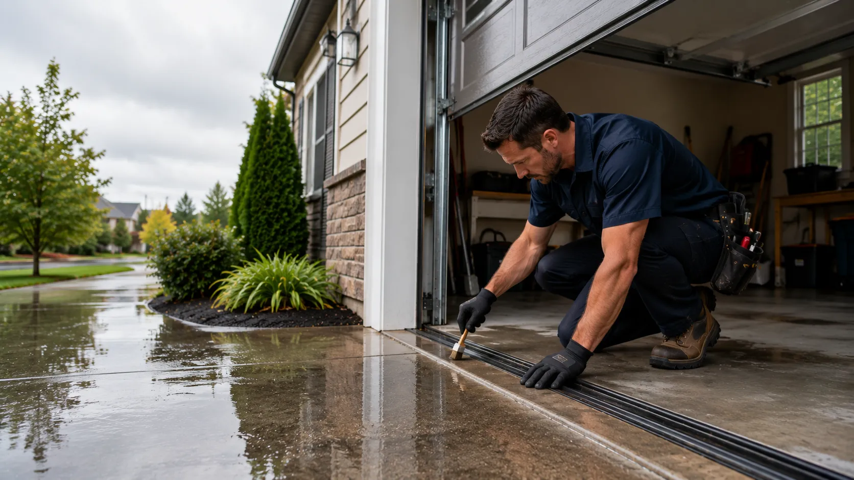 Garage Door Service for Wilmore's Newer Steel Doors in Danville