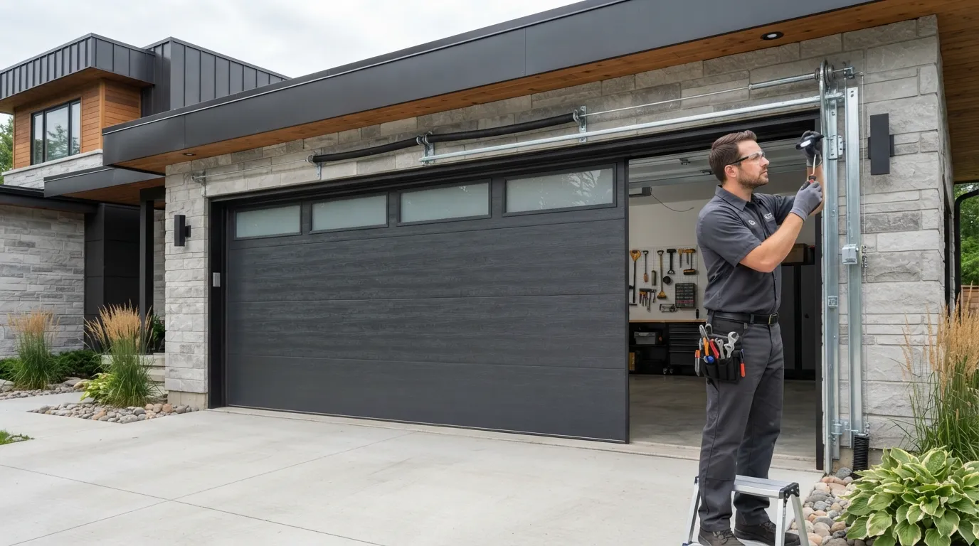 Off-Track Garage Door Repair for Lancaster's 1969-Era Homes in Danville