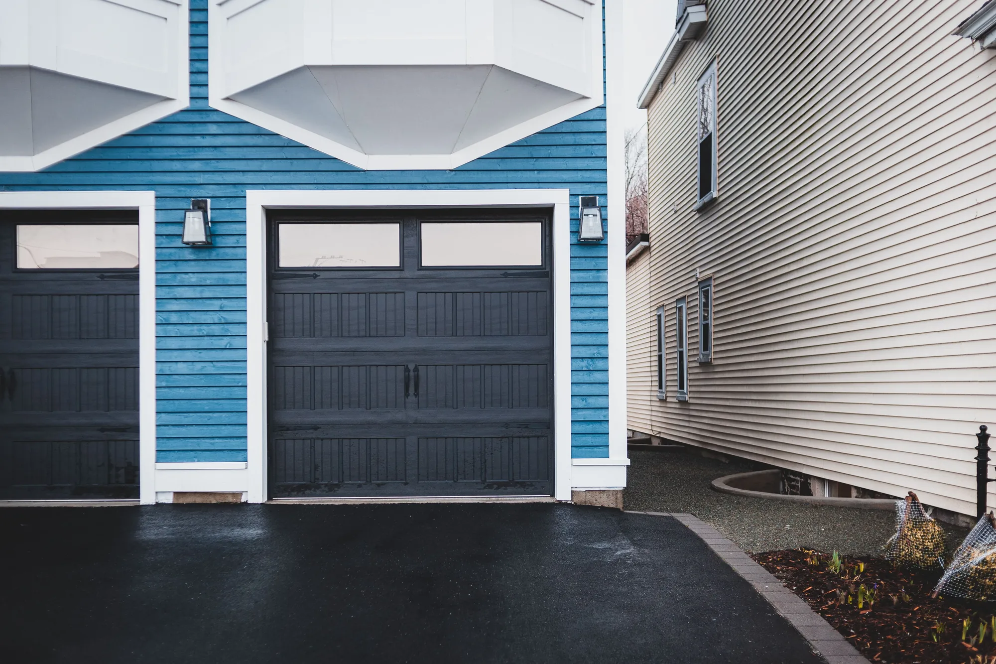 Residential garage door in Lancaster